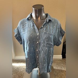 Rails Whitney Chambray Cactus Top